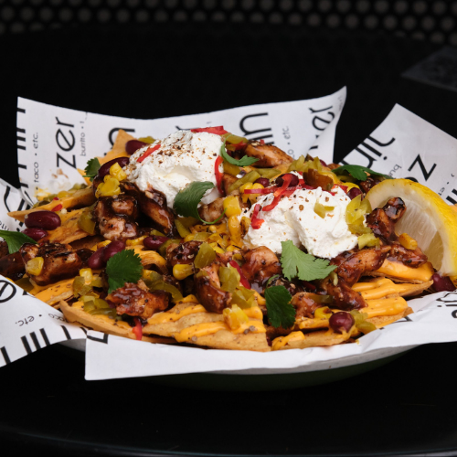 Acı + Bbq Tavuk Nachos 🌶️