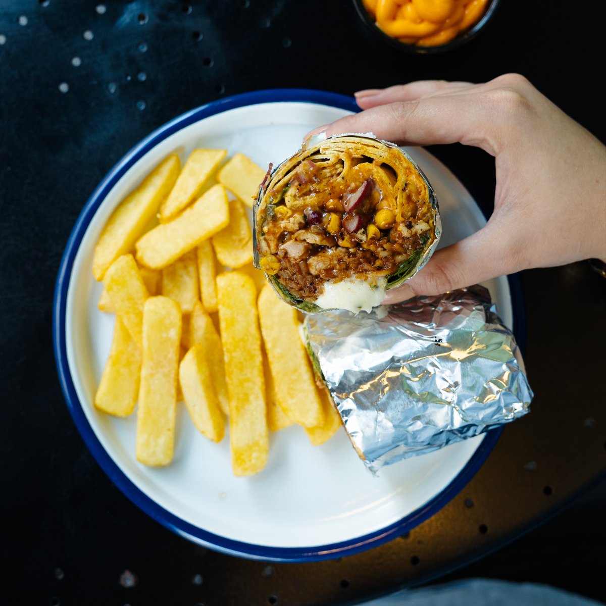 Burrito Smoky Asado + Patates